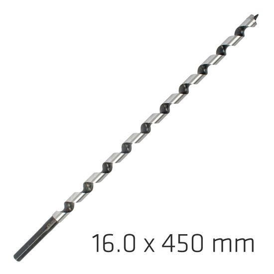 Wood Auger Drill Bit 16 X 450mm