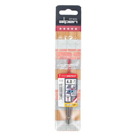 Profi Multicut Drill Bit 4mm Hex Shank