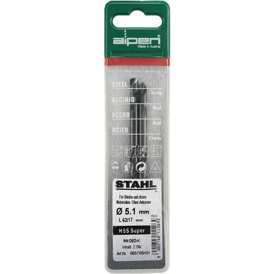 Hss Super Drill Bit Double Ended 3.3mm 2/pouch
