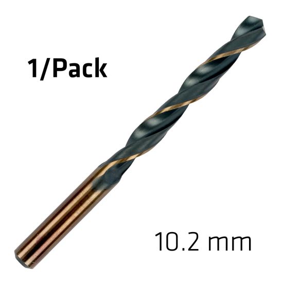 Hss Sprint Master 10.2mm X1 Sleeved Din338 ALPEN Drill Bit