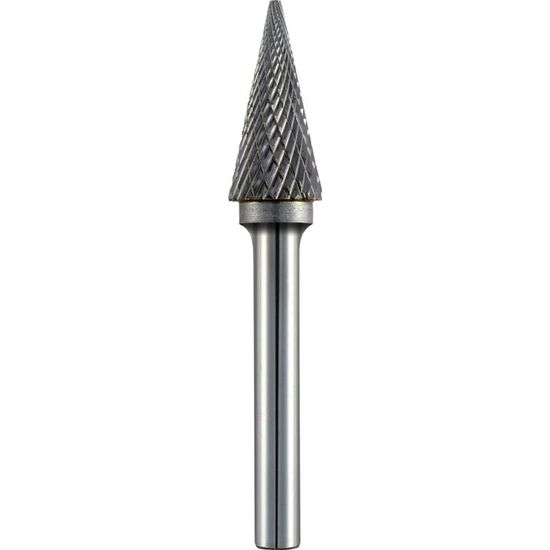 Tc Rotary Burr 6mm Conical Pointed Nose For Hard Metals