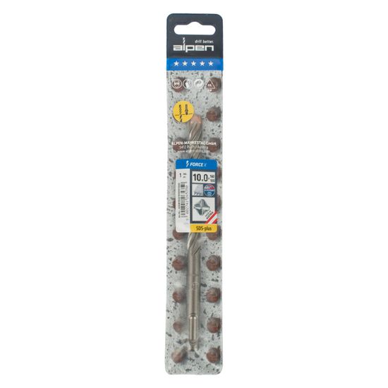 Force X 10.0 X 160/100 Sds-plus Rebar Drill Bit X4 Cutting Edges