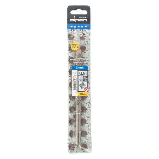 Force X 12.0 X 160/100 Sds-plus Rebar Drill Bit X4 Cutting Edges