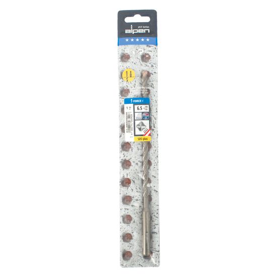 Force X 6.5 X 210/150 Sds-plus Rebar Drill Bit X4 Cutting Edges