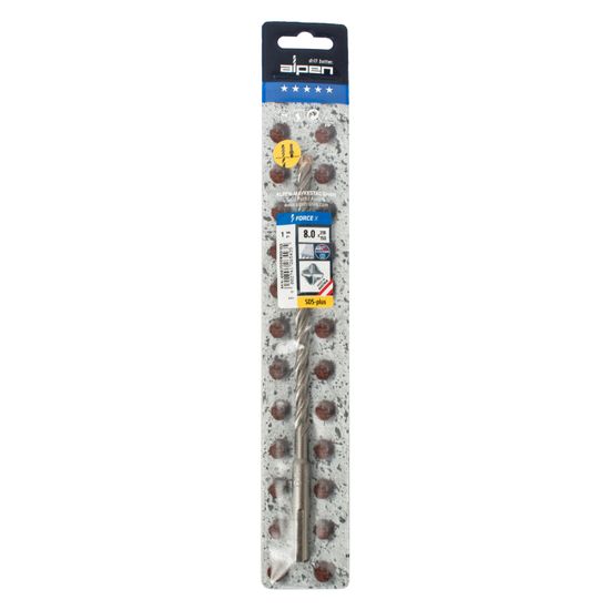 Force X 8.0 X 210/150 Sds-plus Rebar Drill Bit X4 Cutting Edges