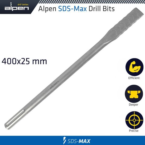 Demolisher Max Flat Chisel 25x400mm Sds-max