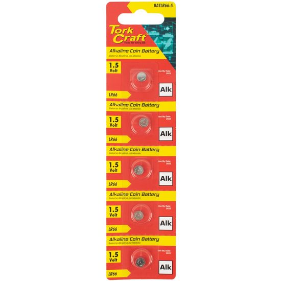 Lr66 Alkaline Coin Battery X5 Pack (moq 20)