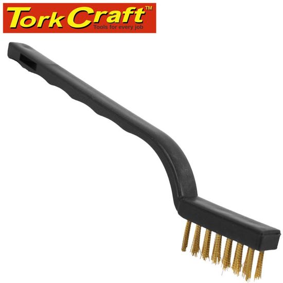 Mini Brush Set 3pc Brass Stainless Nylon In Blister