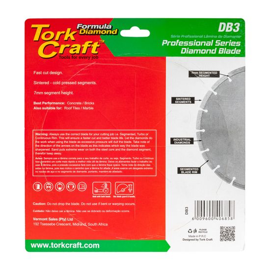 Diamond Blade Segmented 230mm