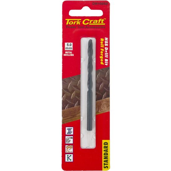 Drill Bit Hss Standard 5.0mm 1/card