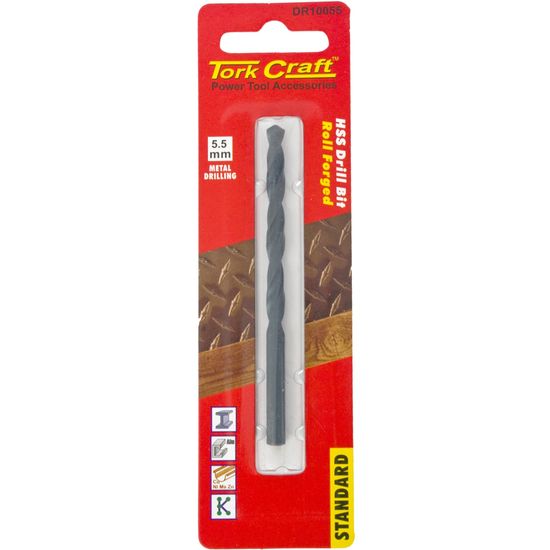 Drill Bit Hss Standard 5.5mm 1/card