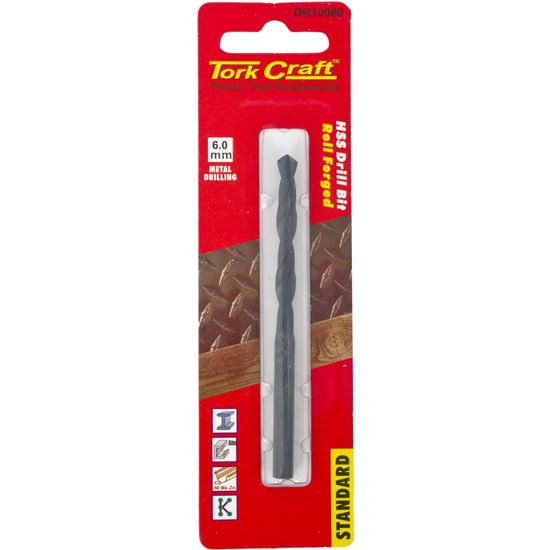 Drill Bit Hss Standard 6.0mm 1/card