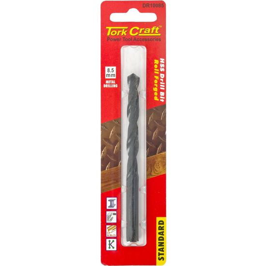 Drill Bit Hss Standard 8.5mm 1/card
