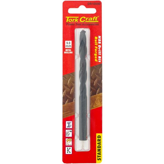 Drill Bit Hss Standard 9.0mm 1/card