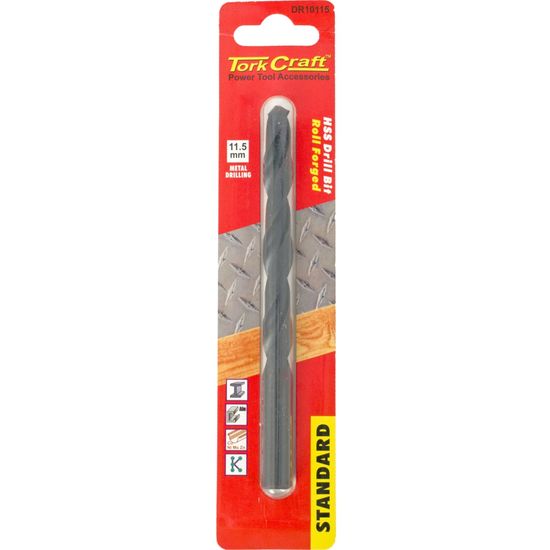 Drill Bit Hss Standard 11.5mm 1/card