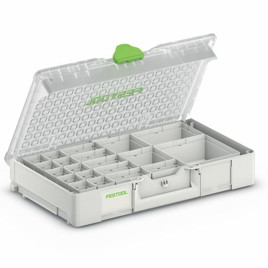 FESTOOL Systainer&sup3; Organizer SYS3 ORG L 89 20xESB with 20 Containers