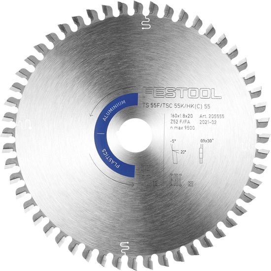 Saw Blade Aluminium-plastics Hw 160x1,8x