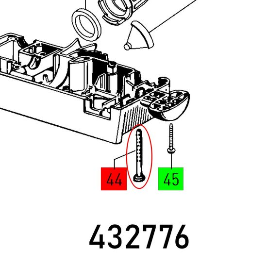 Pan-head Parker Din 7981-st3,9x50-a2-ch