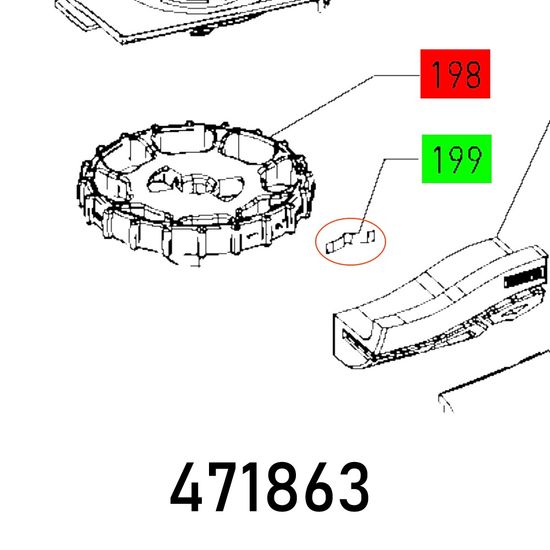 Adj. Wheel Lhs 225 Eq