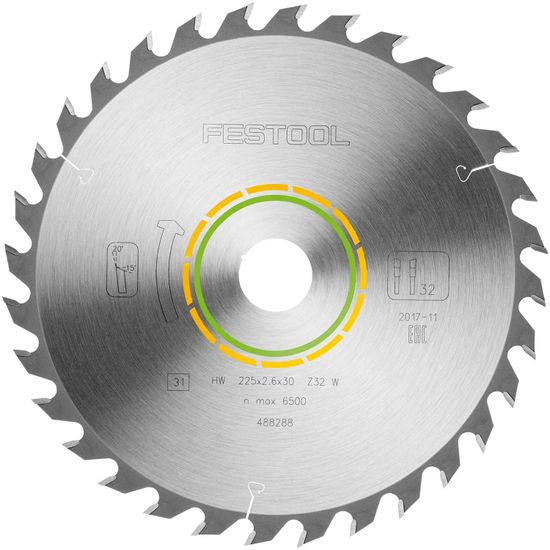 Saw Blade Hw 225x2,6x30 W32