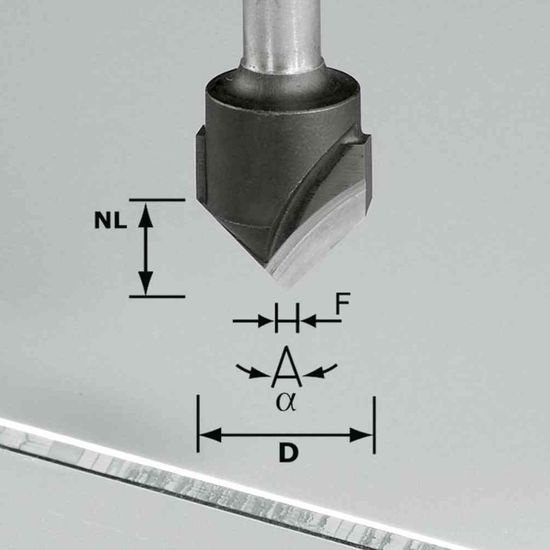 Cutter-v Groo Hw D18-90grad (alu)