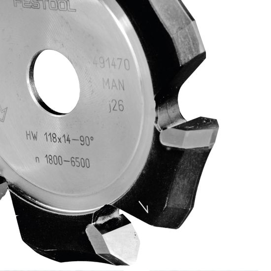 Cutter - V Groo Hw 118x14-90grad-alu
