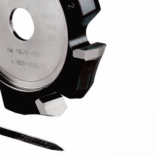 Cutter - V Groo Hw 118x18-135grad-alu