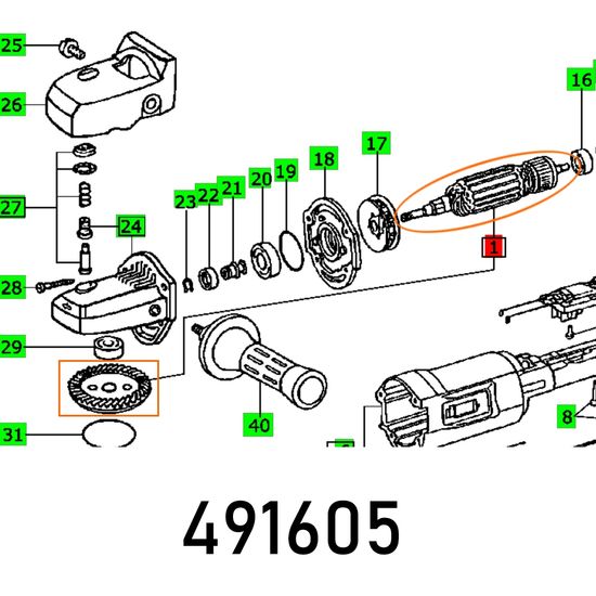 Armature Rap 80.02 E 230v Et-bg