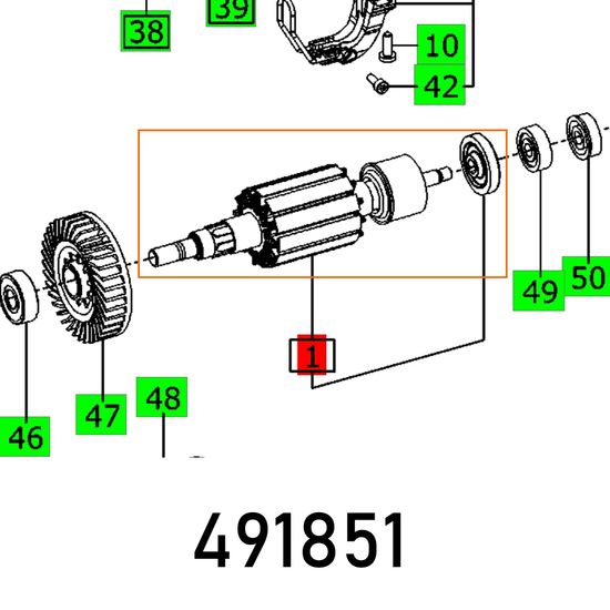 Armature 230v Ps 300 Eq