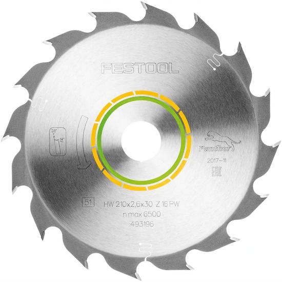 Saw Blade Hw 210x2,6x30 Pw16