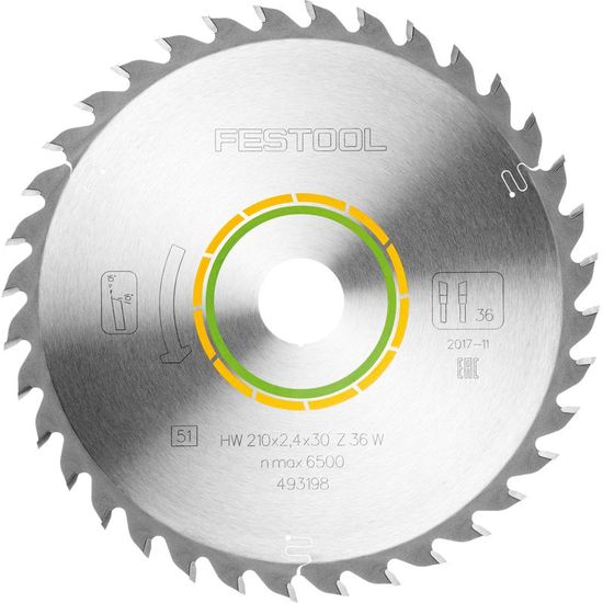 Saw Blade Hw 210x2,4x30 W36