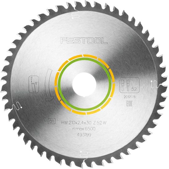 Saw Blade Hw 210x2,4x30 W52