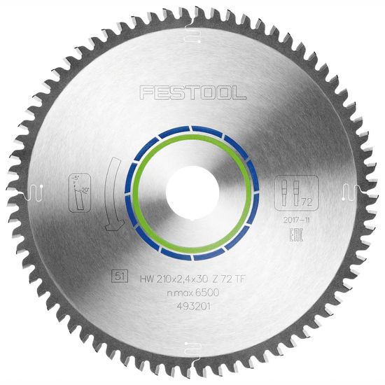 Saw Blade Hw 210x2,4x30 Tf72