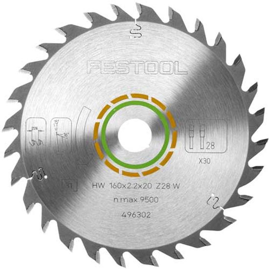 Saw Blade 160x2,2x20 W28 496302