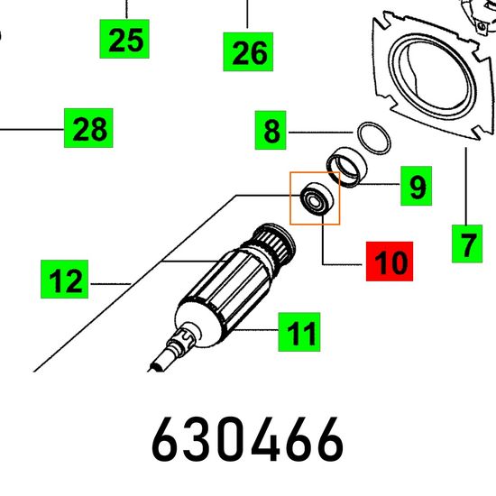 Bearing 608 Bb1-0188 Ed