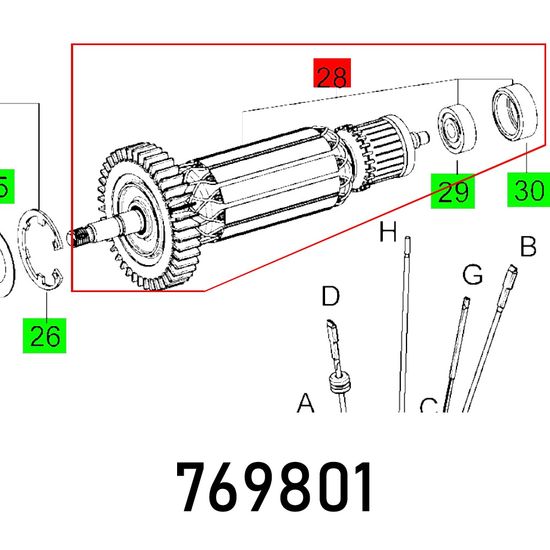 Armature Ag 125-14 D