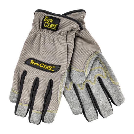 Mechanics Glove Small Synthetic Leather Palm Spandex Back