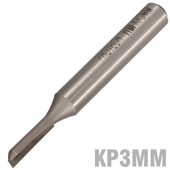Straight Bit 3mm X 13mm Single Flute Metric 1/4'shank