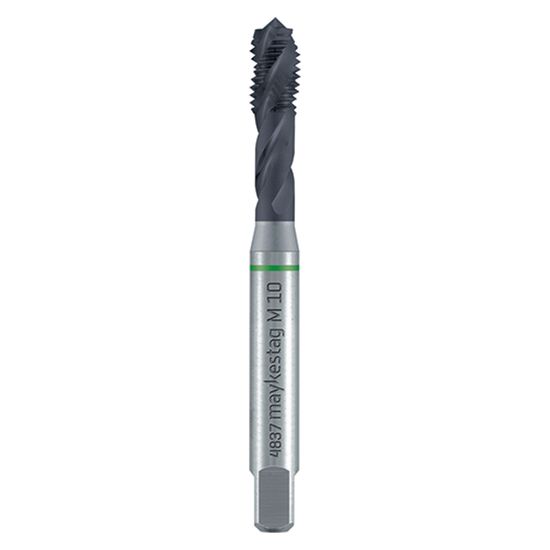 Hssco Machine Tap M 3 Din 371 C S/f Green Ring Alunit