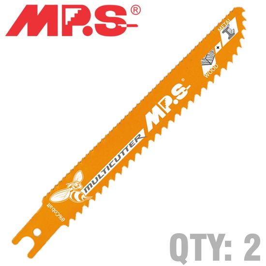 Sabre Saw Softwood 150mm Multicutter U-shank 6&10tpi 2/pk