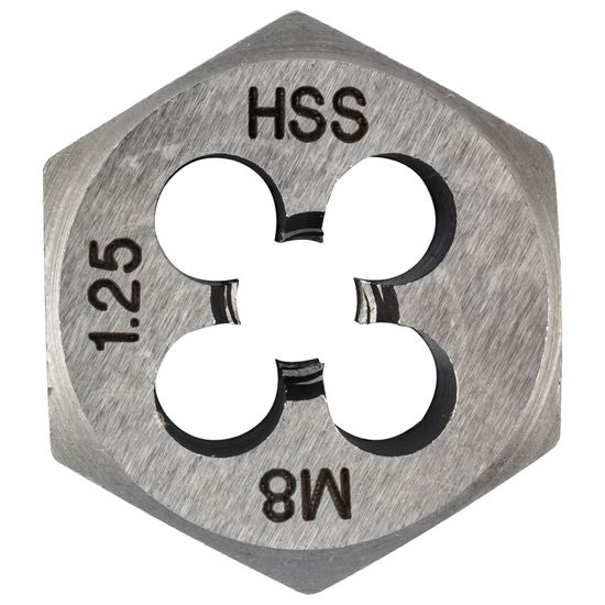Die Hss Hex 8x1.25mm 1"1/case