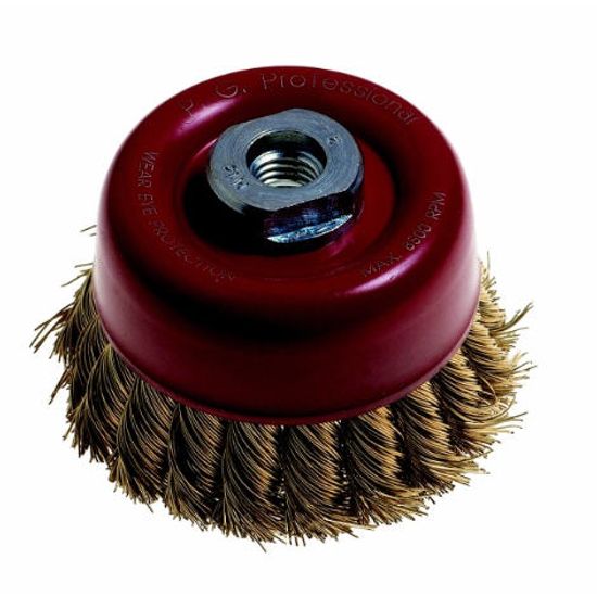 Wire Cup Brush Knotted 85mm14