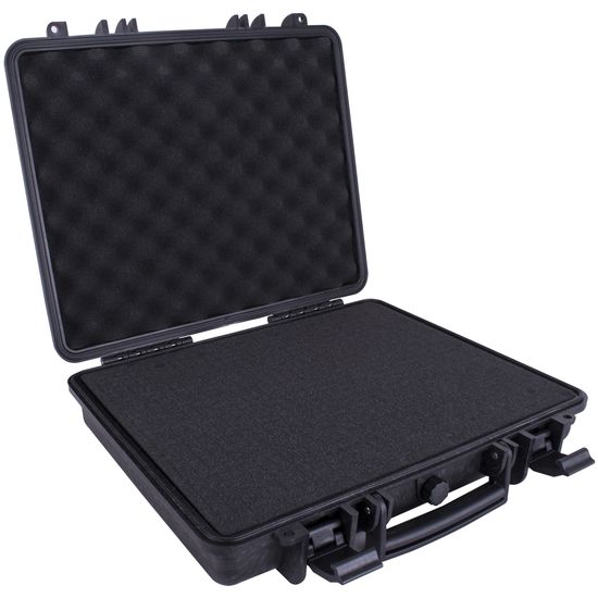 Hard Case 417x364x104mm Od With Foam Blk Water & Dust Proof For Laptop