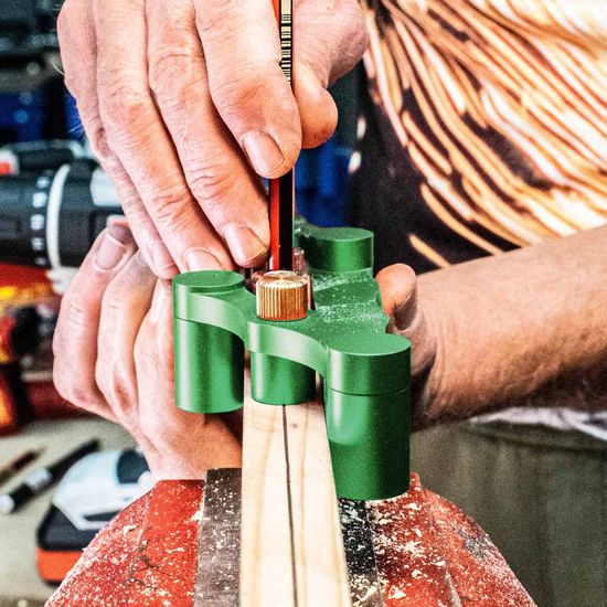 Dowel Jig Self-centering 6/8/10mm Alum. 16mm - 60mm Range