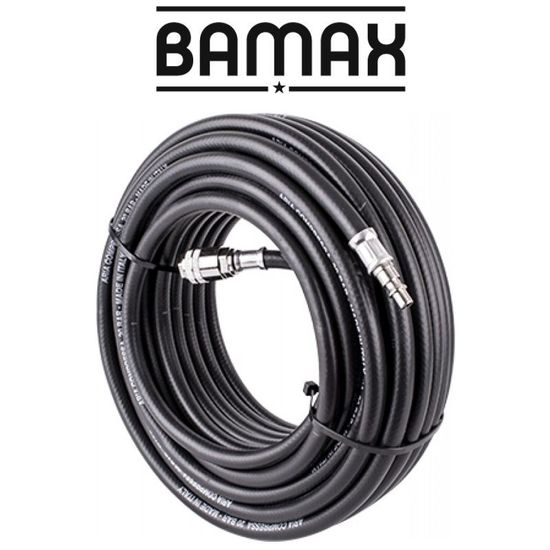 Rubber Air Hose 8mmx20m W.quick Coupler Bx15813r20
