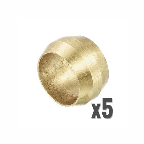 Ferrule Brass 5/16' 5pc Pack