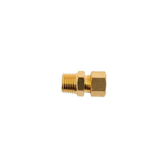 Brass Conical Str. 5/16' Tube X 1/4' M