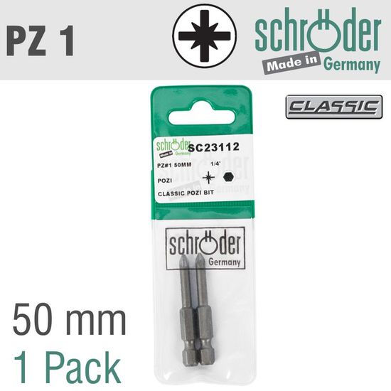 Pozi.no.1x50mm Classic Bit 2cd