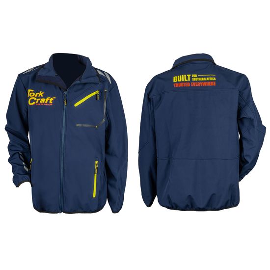Unisex Soft Shell Jacket Blue - X-large