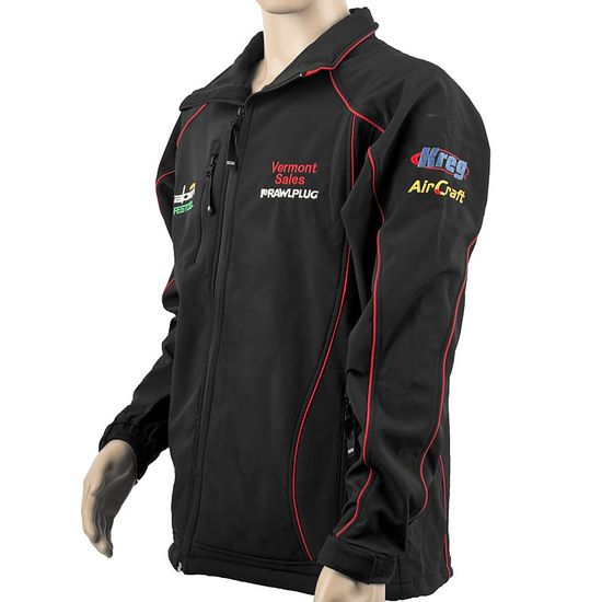 TORK CRAFT Soft Shell Jacket Black/red Small